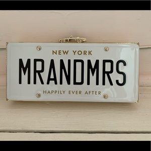 Kate Spade “Mr and Mrs” Happily Ever After clutch